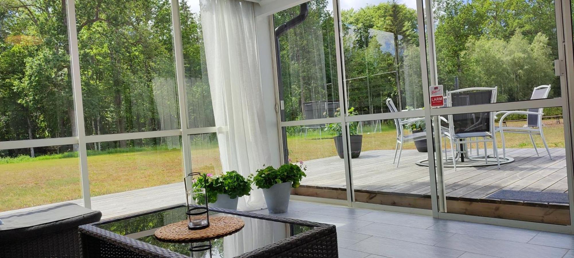 Boende I Malaskog, Near The Lake, Boat, Big Garden Ryssby Bagian luar foto