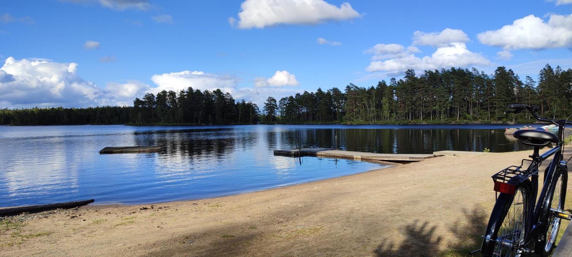 Boende I Malaskog, Near The Lake, Boat, Big Garden Ryssby Bagian luar foto